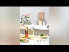 500 ml Dispensatore di olio in vetro da cucina Bottiglia Contenitore di olio da cucina Multiuso